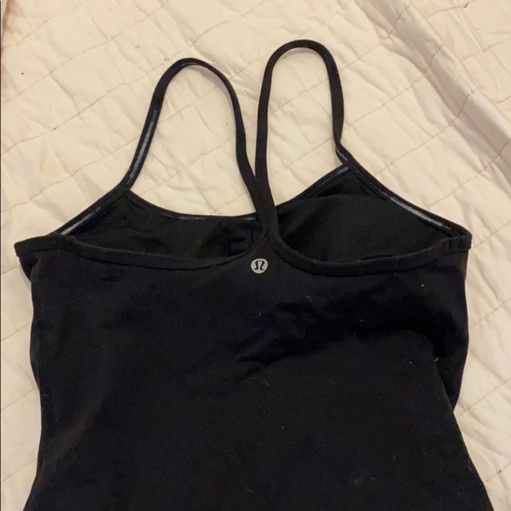 Lululemon Black Power Y Tank